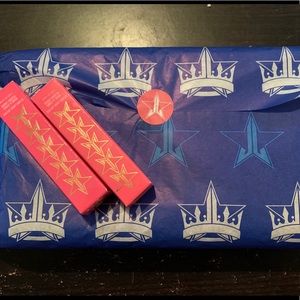 Jeffree Star Blue Blood Palette/ lipstick bundle